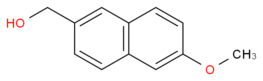 (6-methoxy-2-naphthyl)methanol_分子结构_CAS_60201-22-1)