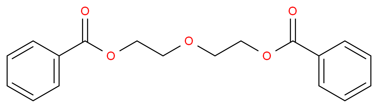 2-[2-(benzoyloxy)ethoxy]ethyl benzoate_分子结构_CAS_120-55-8