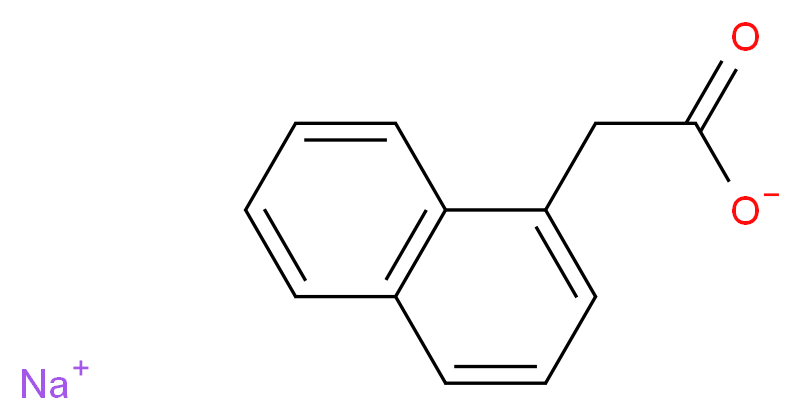 NAPHTHALENE-1-ACETIC ACID SODIUM SALT_分子结构_CAS_61-31-4)