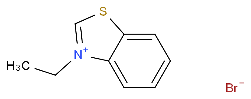 3-乙基苯并噻唑溴化物_分子结构_CAS_32446-47-2)