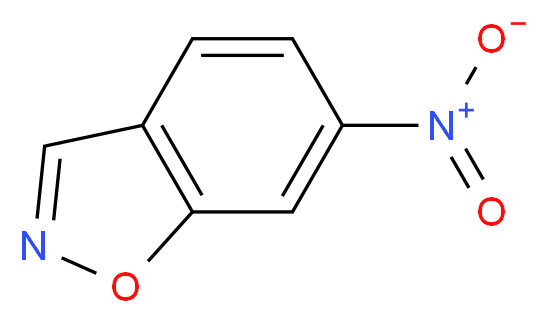 6-nitro-1,2-benzoxazole_分子结构_CAS_39835-08-0