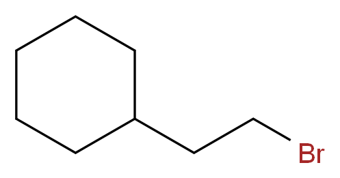 (2-bromoethyl)cyclohexane_分子结构_CAS_1647-26-3