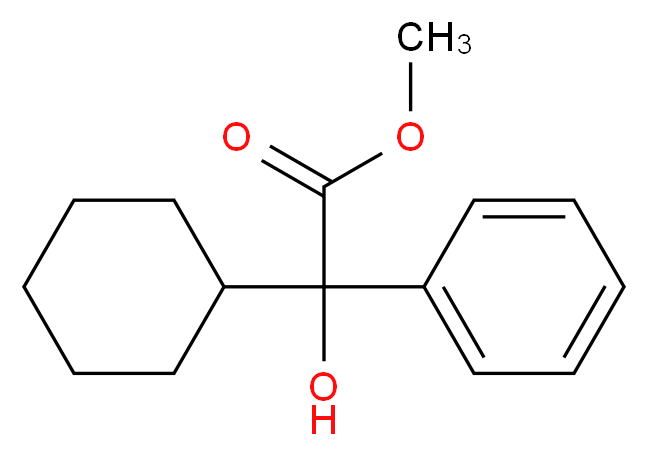 Methyl 2-Cyclohexyl-2-hydroxyphenylacetate_分子结构_CAS_10399-13-0)