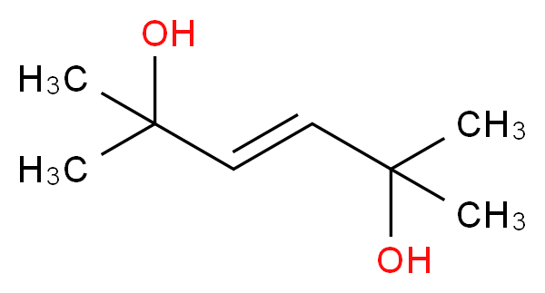 2,5-Dimethylhex-3-ene-2,5-diol_分子结构_CAS_142-30-3)