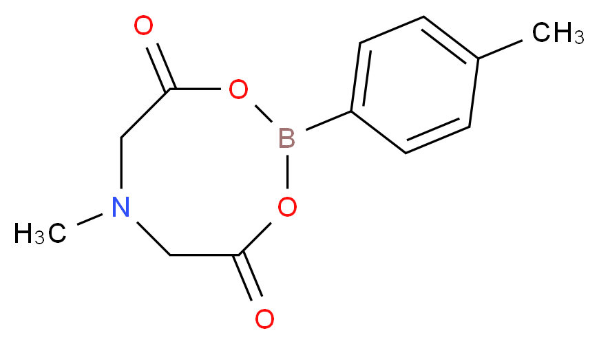 4-甲苯硼酸甲基亚氨基二乙酸酯_分子结构_CAS_943552-01-0)