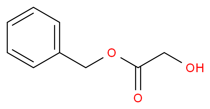 乙醇酸苯甲酯_分子结构_CAS_30379-58-9)