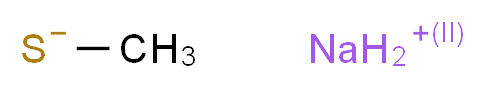 Sodium Methanethiolate (~20% in Water)_分子结构_CAS_5188-07-8)