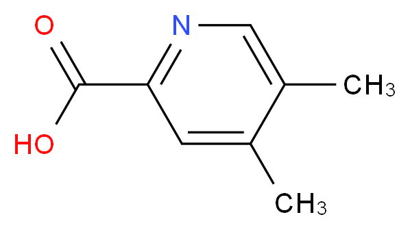 4,5-DIMETHYLPYRIDINE-2-CARBOXYLIC ACID_分子结构_CAS_802256-42-4)