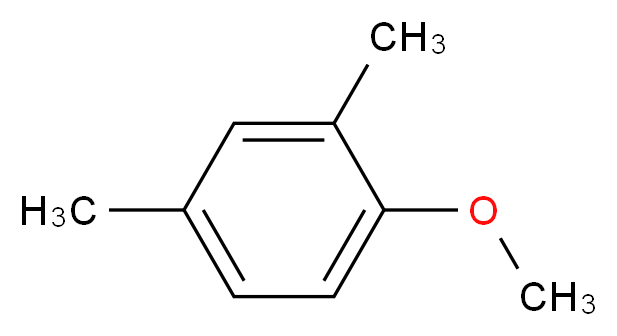 2,4-二甲基苯甲醚_分子结构_CAS_6738-23-4)