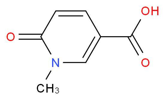 1,6-Dihydro-1-methyl-6-oxo-3-pyridinecarboxylic acid_分子结构_CAS_3719-45-7)