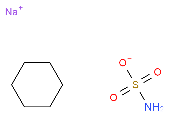 sodium cyclohexane sulfamate_分子结构_CAS_139-05-9