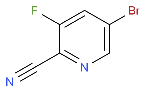 5-Bromo-3-fluoropicolinonitrile_分子结构_CAS_886373-28-0)
