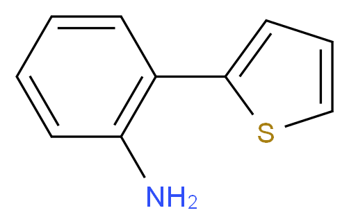 2-(thiophen-2-yl)aniline_分子结构_CAS_62532-99-4