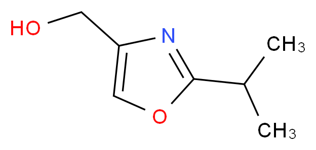 (2-isopropyl-1,3-oxazol-4-yl)methanol_分子结构_CAS_162740-03-6)