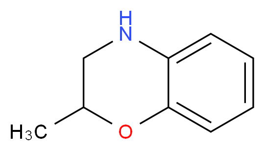 2-methyl-3,4-dihydro-2H-1,4-benzoxazine_分子结构_CAS_58960-13-7