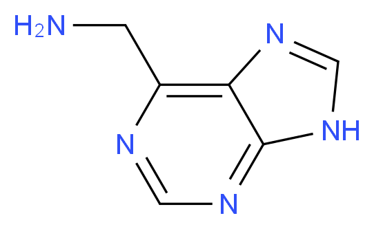 (9H-purin-6-yl)methanamine_分子结构_CAS_98141-15-2