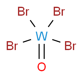 Tungsten(VI) oxytetrabromide_分子结构_CAS_13520-77-9)