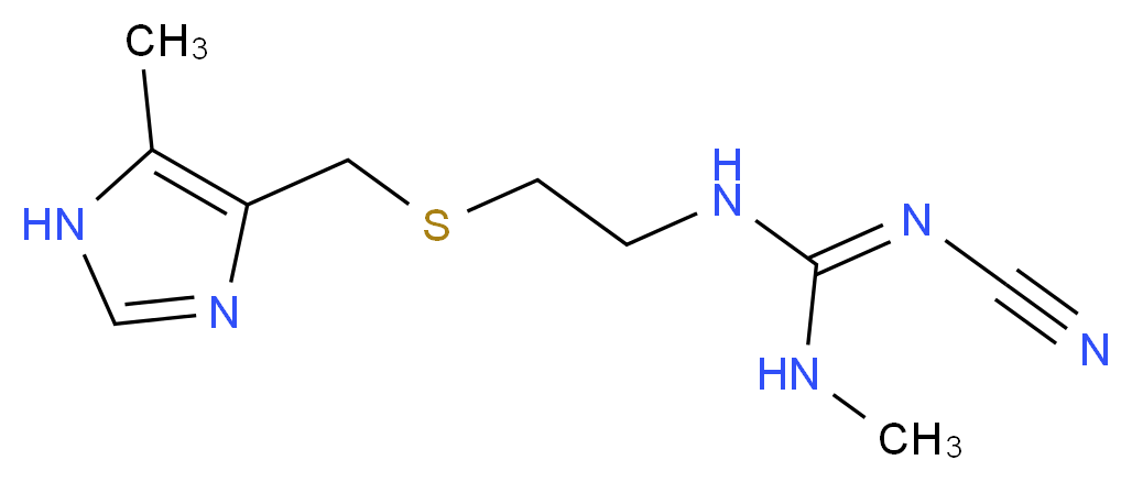 Cimetidine_分子结构_CAS_51481-61-9)