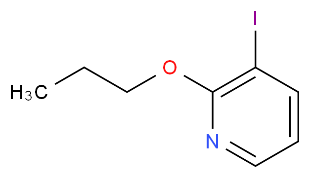 3-碘-2-丙氧基吡啶_分子结构_CAS_902837-45-0)