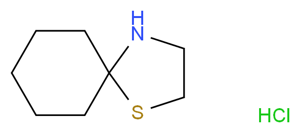 1-Thia-4-azaspiro[4.5]decane hydrochloride_分子结构_CAS_933-41-5)