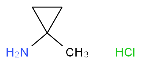 1-Methylcyclopropanamine hydrochloride_分子结构_CAS_88887-87-0)