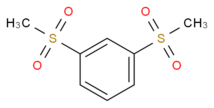 1,3-Di(methylsulphonyl)benzene_分子结构_CAS_)