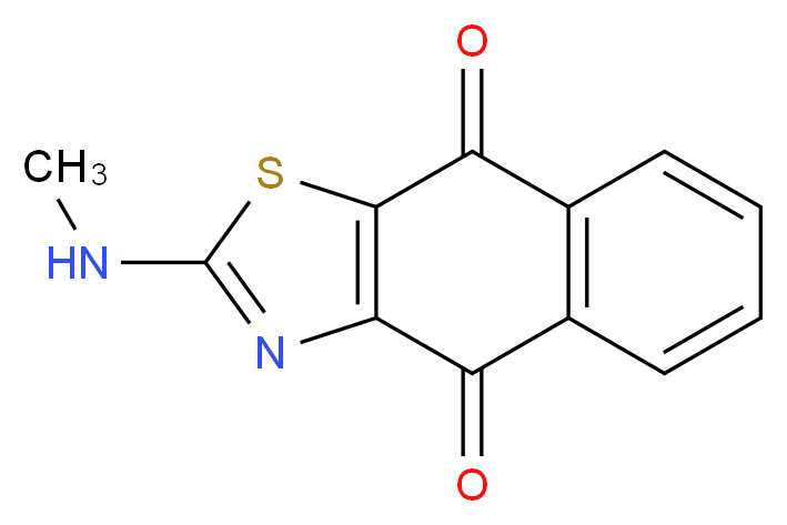 2-(Methylamino)naphtho[2,3-d]thiazole-4,9-dione_分子结构_CAS_80937-12-8)