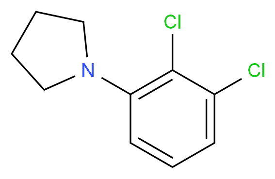 1-(2,3-dichlorophenyl)pyrrolidine_分子结构_CAS_957065-92-8