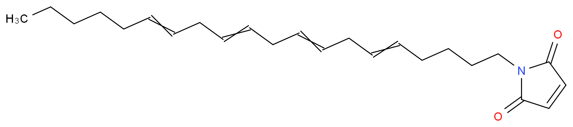 1-(icosa-5,8,11,14-tetraen-1-yl)-2,5-dihydro-1H-pyrrole-2,5-dione_分子结构_CAS_876305-42-9