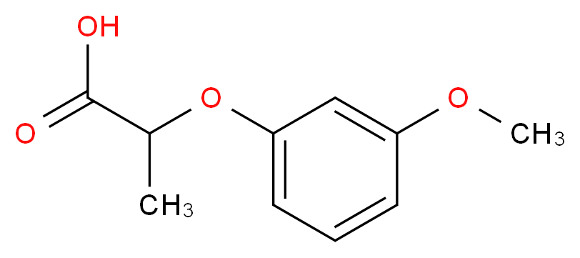 2-(3-Methoxy-phenoxy)-propionic acid_分子结构_CAS_)