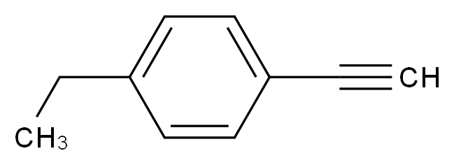 1-ethyl-4-ethynylbenzene_分子结构_CAS_40307-11-7