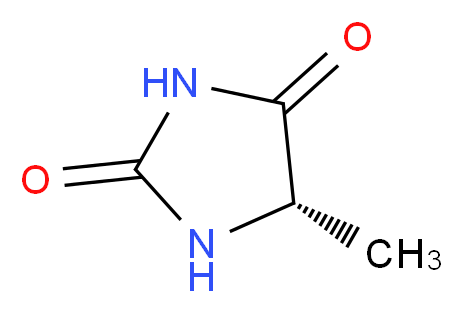 (5S)-5-methylimidazolidine-2,4-dione_分子结构_CAS_40856-73-3