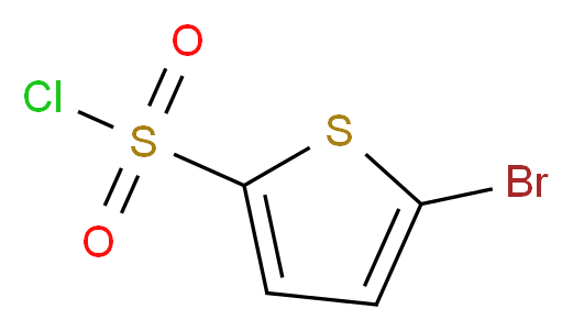 5-bromothiophene-2-sulfonyl chloride_分子结构_CAS_55854-46-1