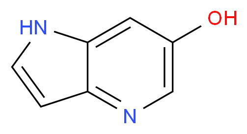 1H-pyrrolo[3,2-b]pyridin-6-ol_分子结构_CAS_1015609-35-4