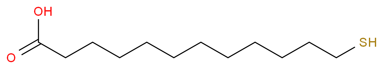 12-sulfanyldodecanoic acid_分子结构_CAS_82001-53-4