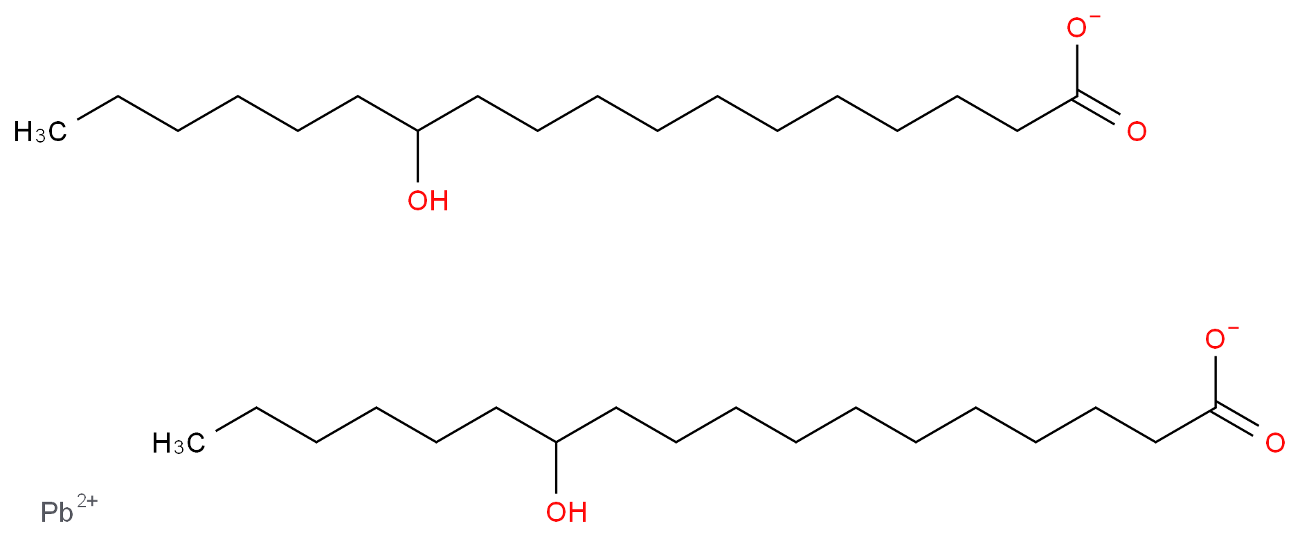 LEAD-12-HYDROXY STEARATE PRACTICAL GRADE_分子结构_CAS_58405-97-3)