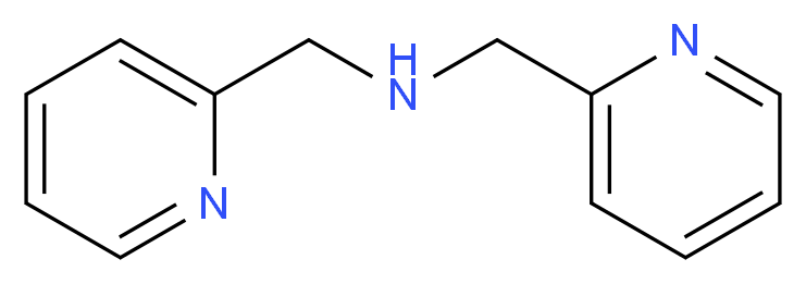 bis(pyridin-2-ylmethyl)amine_分子结构_CAS_1539-42-0