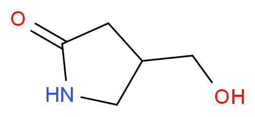 4-(Hydroxymethyl)-2-pyrrolidinone_分子结构_CAS_64320-89-4)