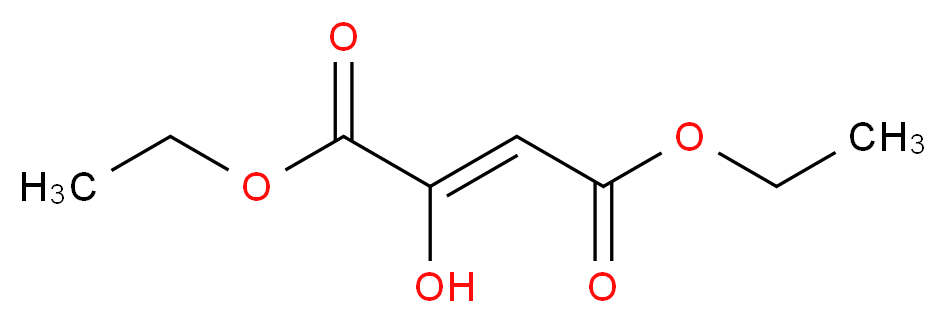 Diethyl 2-hydroxyfumarate_分子结构_CAS_63277-17-8)