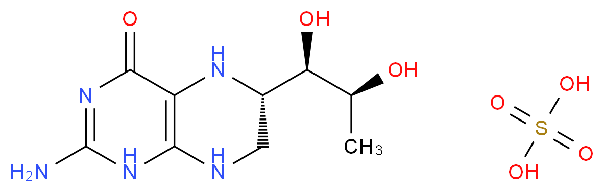 (6S)-5,6,7,8-Tetrahydro-L-erythro-biopterin sulfate_分子结构_CAS_103130-45-6)