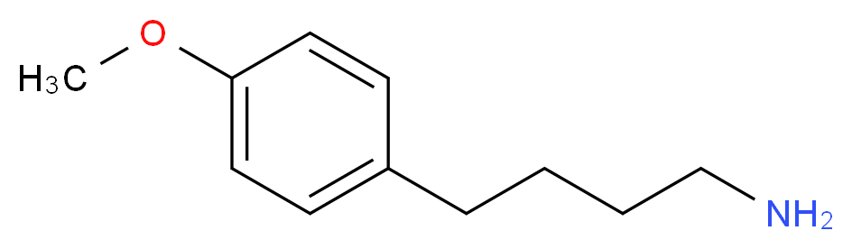 4-(4-methoxyphenyl)butan-1-amine_分子结构_CAS_72457-26-2