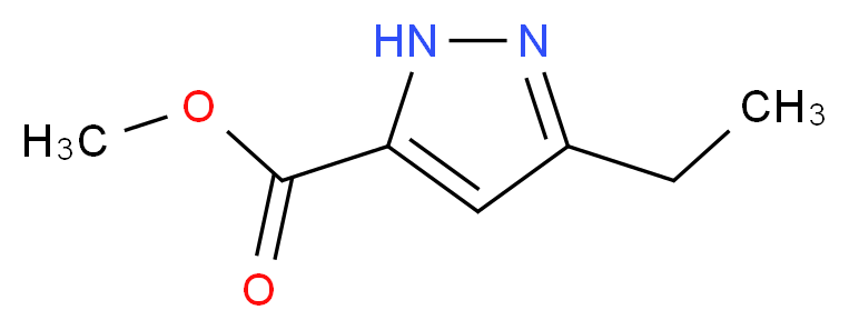 3-Ethyl-5-pyrazolcarboxylic acid methyl ester_分子结构_CAS_834869-10-2)