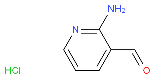 2-AMINO-3-PYRIDINECARBOXALDEHYDE HCL_分子结构_CAS_7521-41-7)