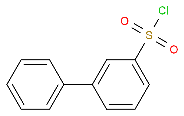 biphenyl-3-sulfonyl chloride_分子结构_CAS_65685-01-0)