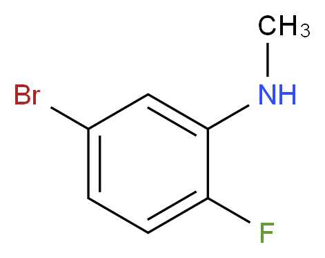 5-Bromo-2-fluoro-N-methylaniline_分子结构_CAS_1153252-25-5)