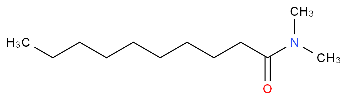 N,N-DIMETHYLDECANAMIDE TECHNICAL GRADE_分子结构_CAS_14433-76-2)