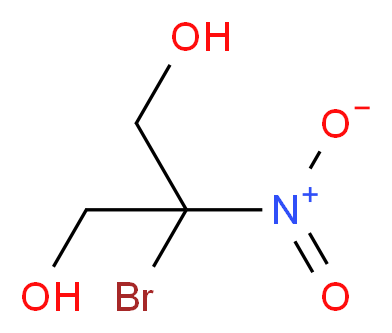 2-bromo-2-nitropropane-1,3-diol_分子结构_CAS_52-51-7