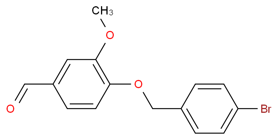 4-[(4-Bromobenzyl)oxy]-3-methoxybenzaldehyde_分子结构_CAS_)