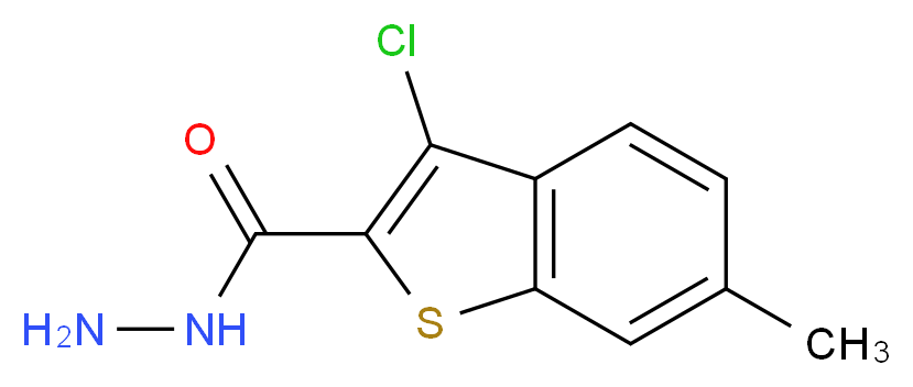 3-Chloro-6-methyl-1-benzothiophene-2-carbohydrazide_分子结构_CAS_355815-78-0)