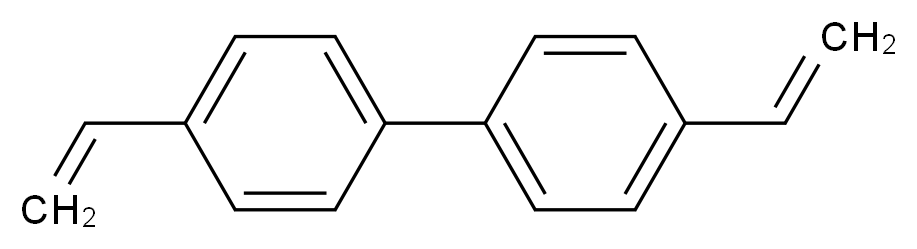 1-ethenyl-4-(4-ethenylphenyl)benzene_分子结构_CAS_4433-13-0